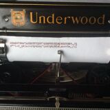 Old Underwood typewriter