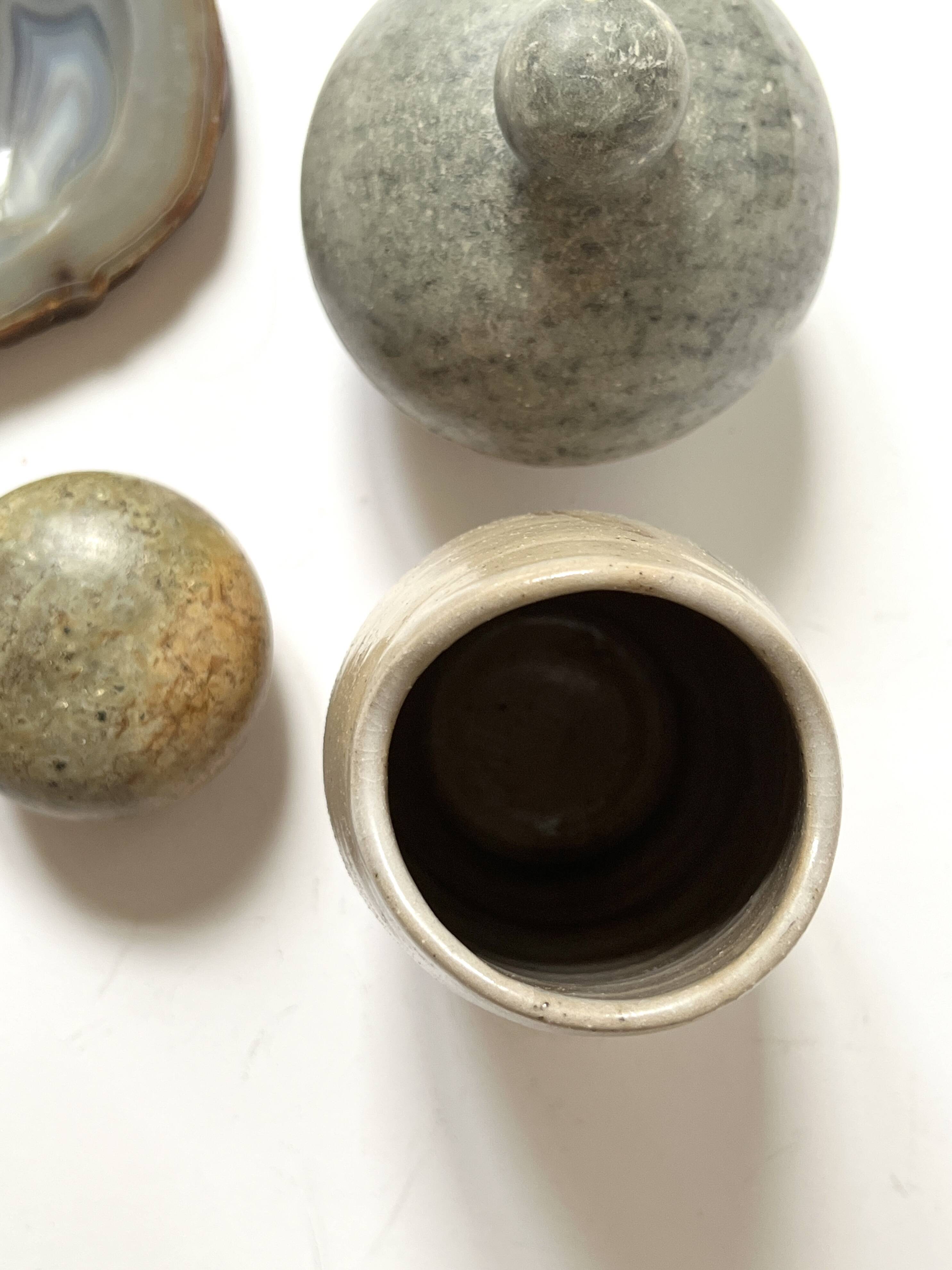 Handmade glazed ceramic vase