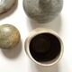Handmade glazed ceramic vase