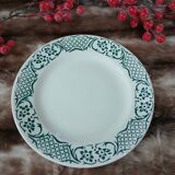 Assiette à dessert Digoin et Sarreguemines 