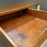 Vintage Writing Desk with Drawer, Czechoslovakia, ca. 1950s–60s