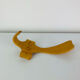Curved wooden coat hook, 1960s vintage