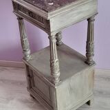 Lacquered bedside table early 20th century