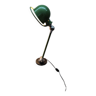 Lampe d'atelier jielde un bras vert d'origine