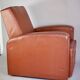 Armchair edited by Airborne, faux leather, France, circa 1950