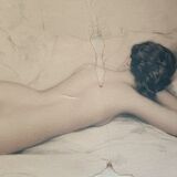 Lithographie femme nue