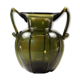 Art deco glass vase by Vittorio Zecchin for Cappellin Venini, 1920s