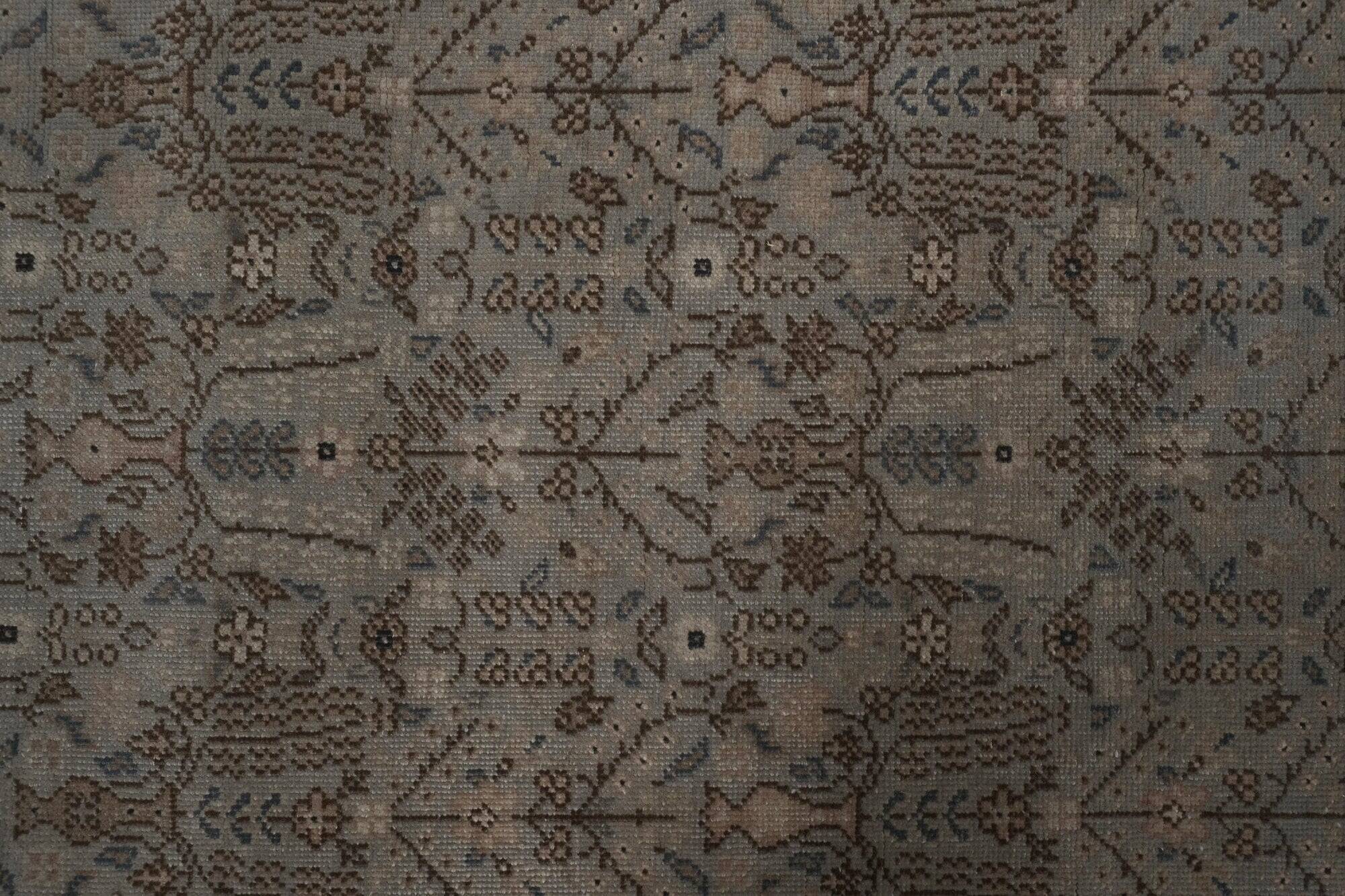 Vintage Turkish hallway rug 80x750 cm