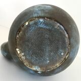 Blue ceramic pitcher Les 2 Potiers (Michelle and Jacques SERRES)