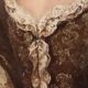 Peinture ancienne, portrait féminin dans le style de Jakob Ferdinand Voet