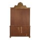 Dutch marquetry display cabinet from the 20th century
