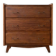 Scandinavian commode from the 1960s in wood.