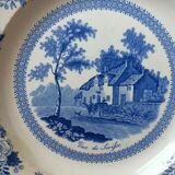 Gien earthenware plate seen from Swifse
