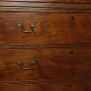 Antique mahogany commode, George III style, 19th century.