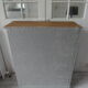 Small vintage library patinated green of grey wood tray