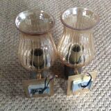 Paire d’appliques vintage