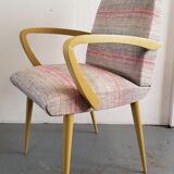Vintage pink armchair
