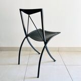 Pair of Bella folding chairs by Cattelan Italia - Elegant and compact black