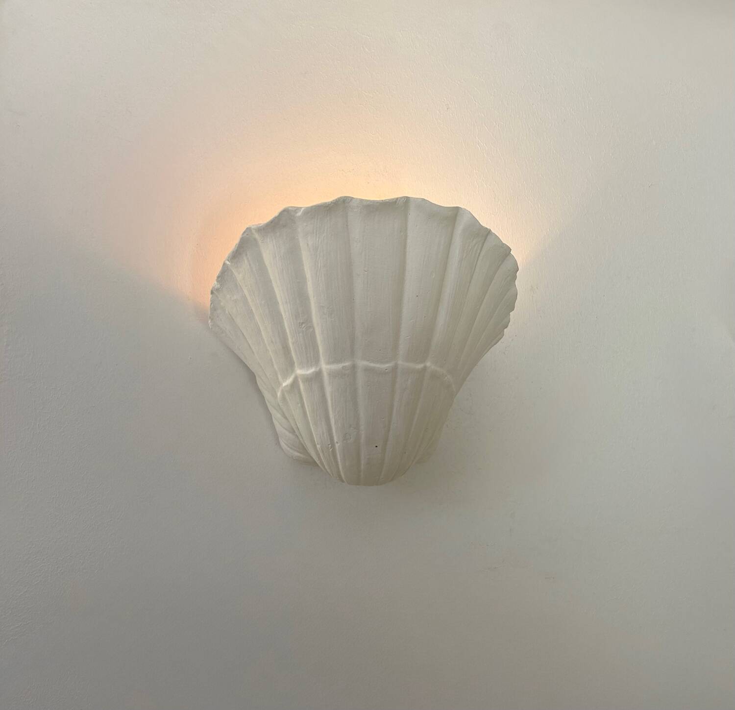 Pair of vintage plaster sconces