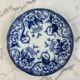 Iron Earth Creil and Montereau Flora set of 2 flat plates