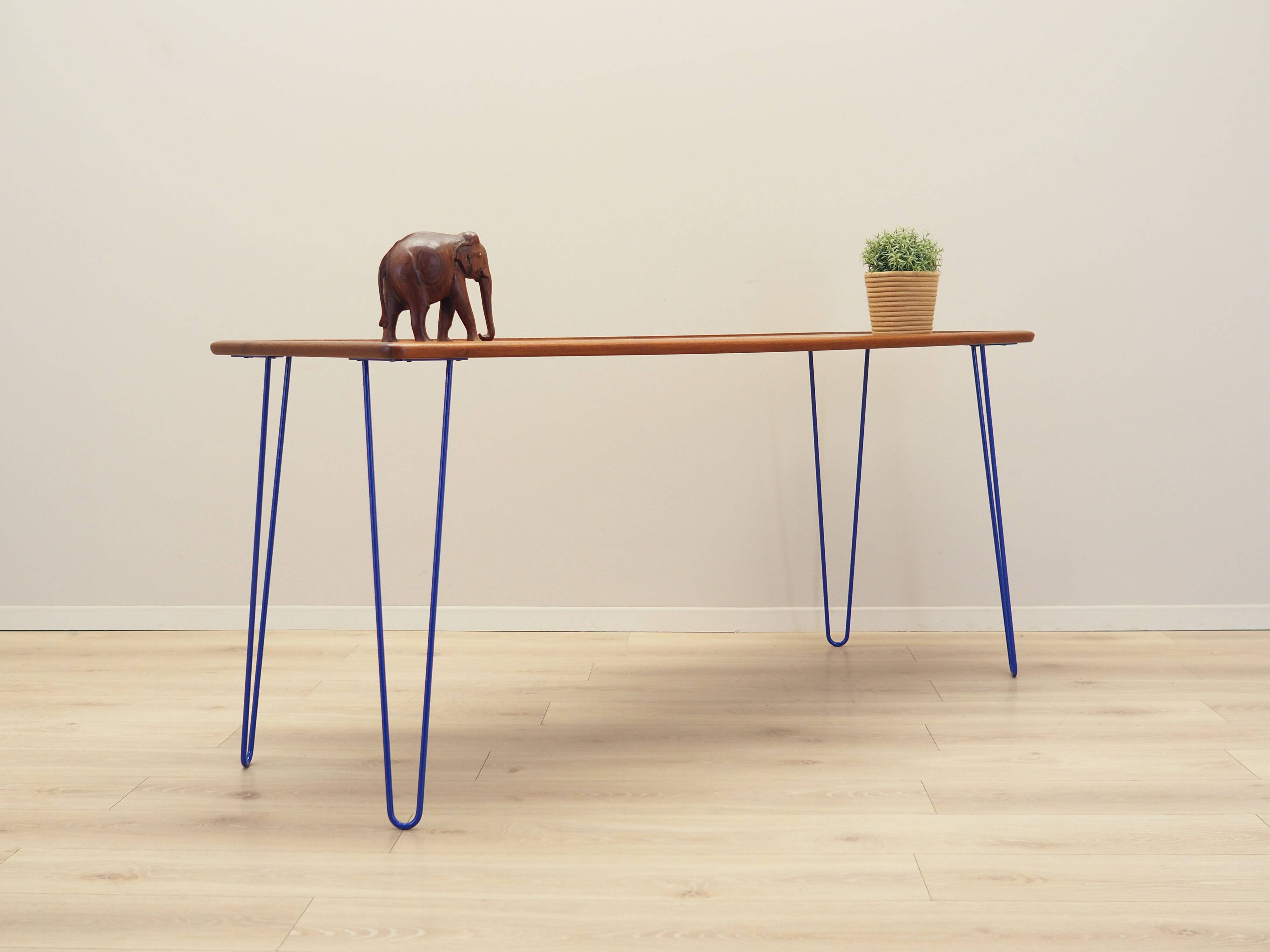 Danish teak desk, 1970s