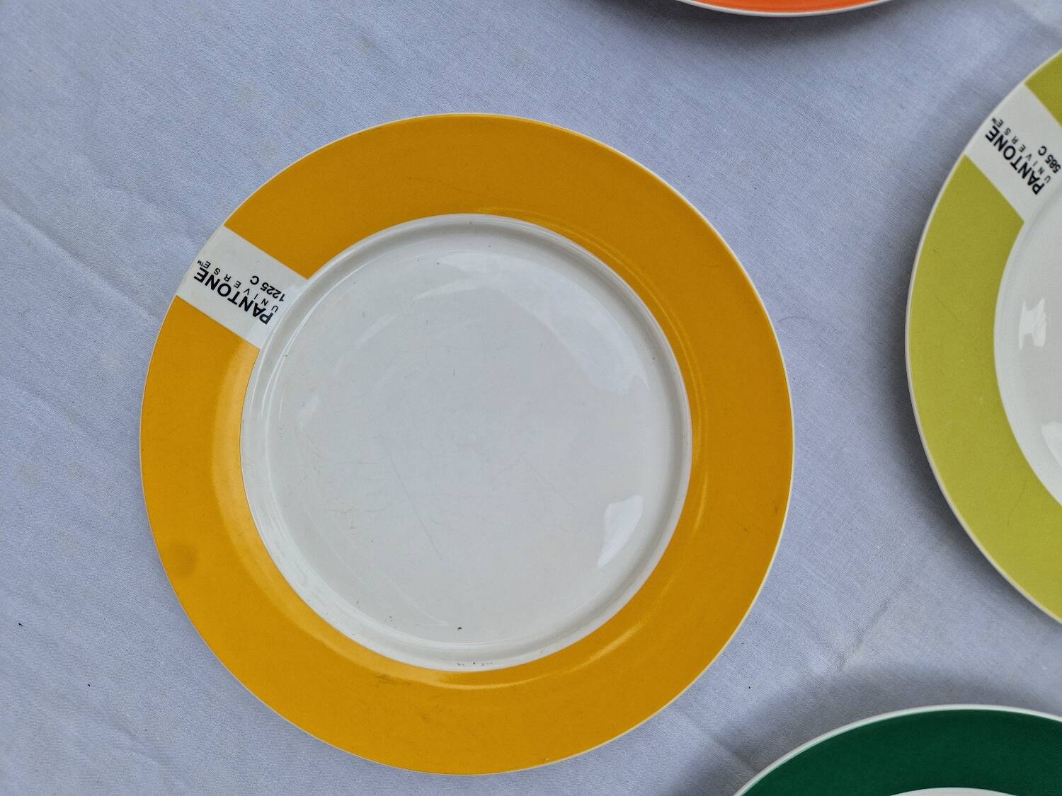 Set of 8 Pantone Dessert Plates by Luca Trazzi for Serax
