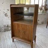 1960s oak storage unit