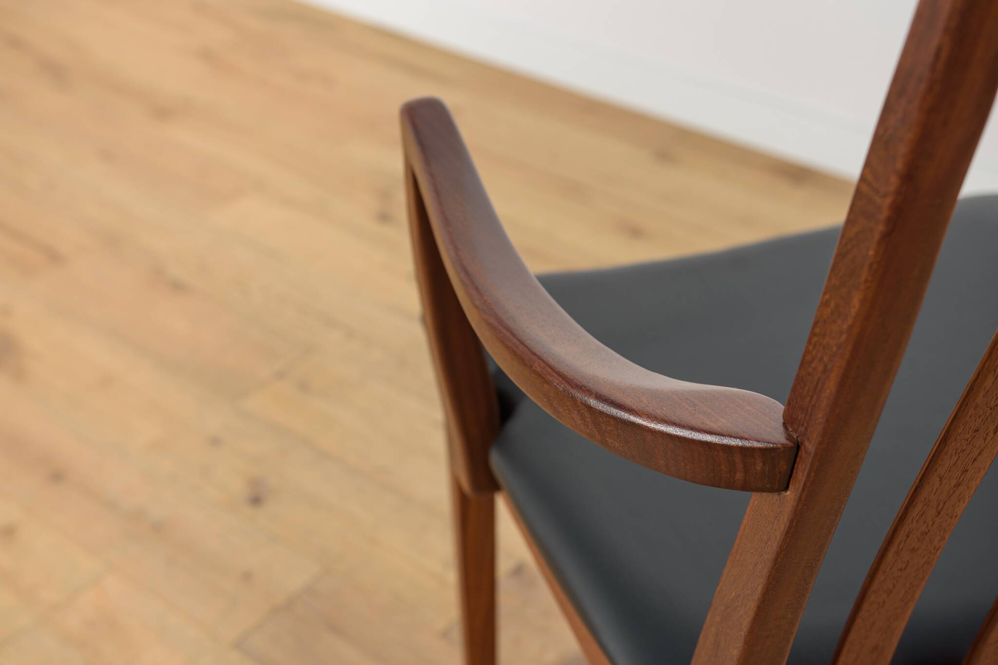 Mid-Century Teak and Leather Dining Chairs by Leslie Dandy for G-Plan, 1960