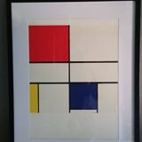 Pair of Piet MONDRIAN lithographs, models of 250 copies