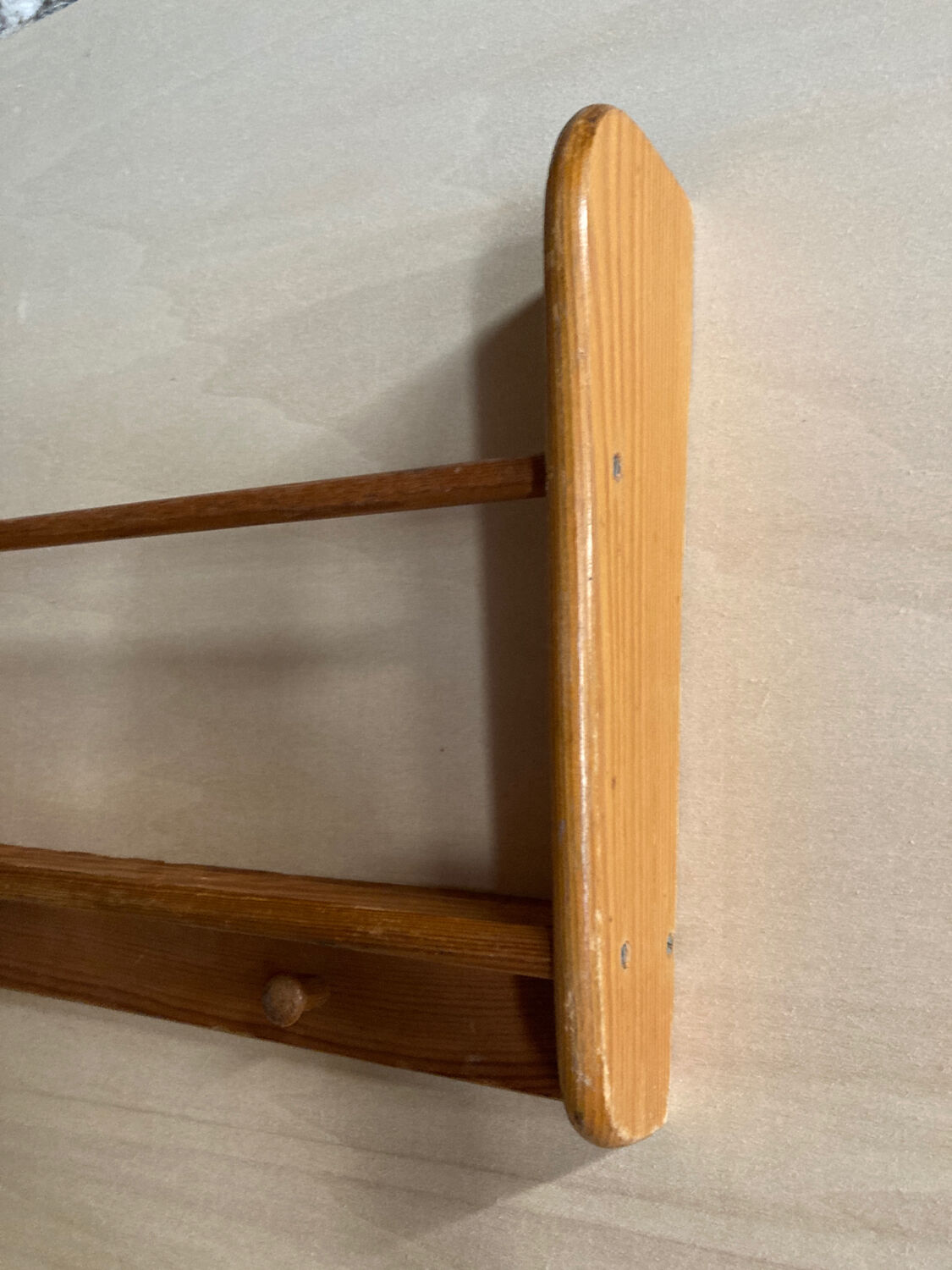 Wooden wall shelf 1980