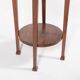 Mid-Century side table with brass top, 1960’s