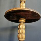 Wooden floor lamp