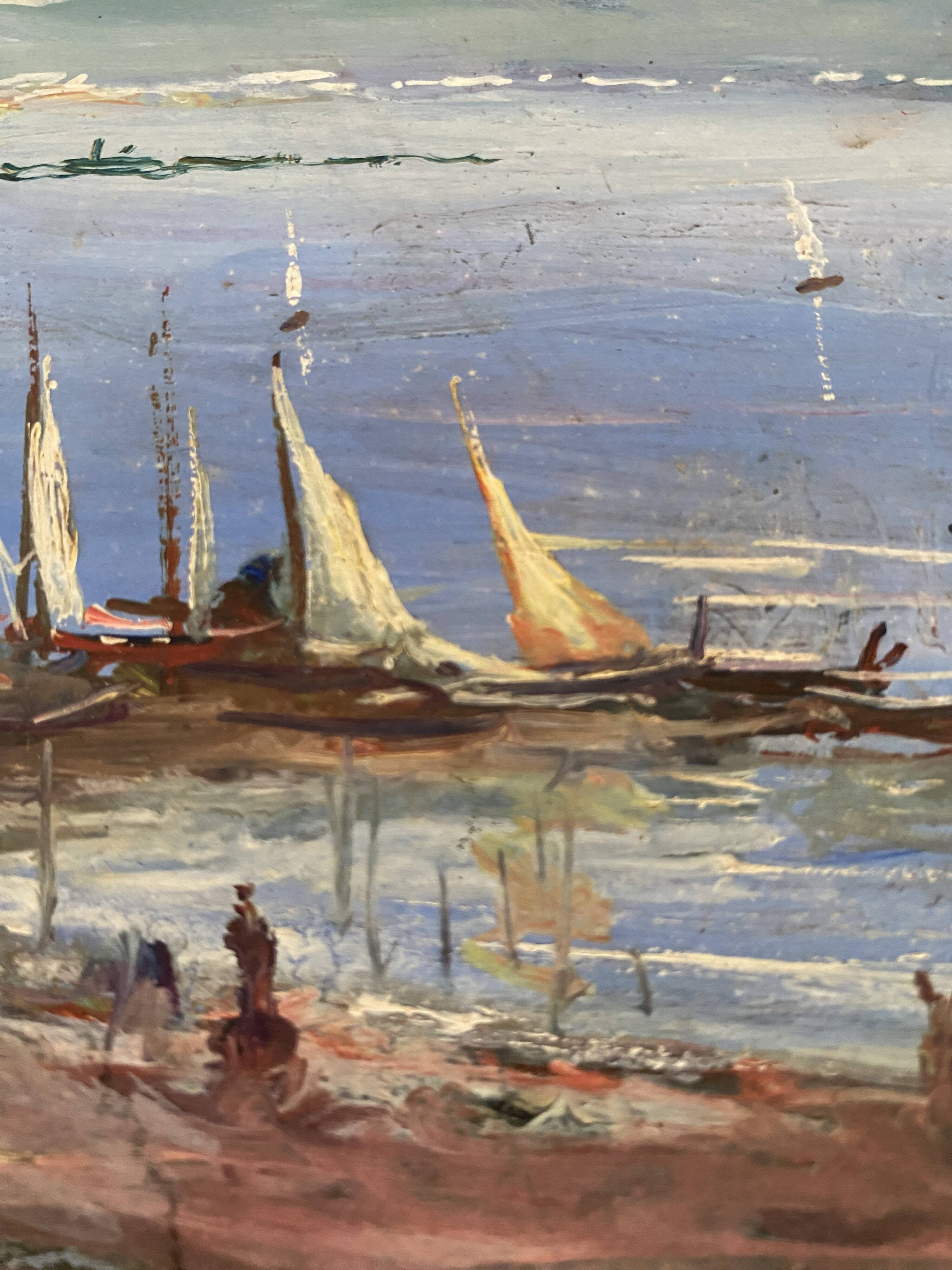 Italian seaside painting