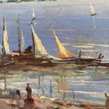 Italian seaside painting