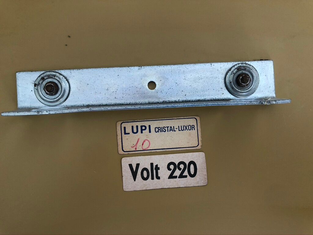 Miroir Lupi Cristal Luxor avec 2 appliques intégrées et tablette