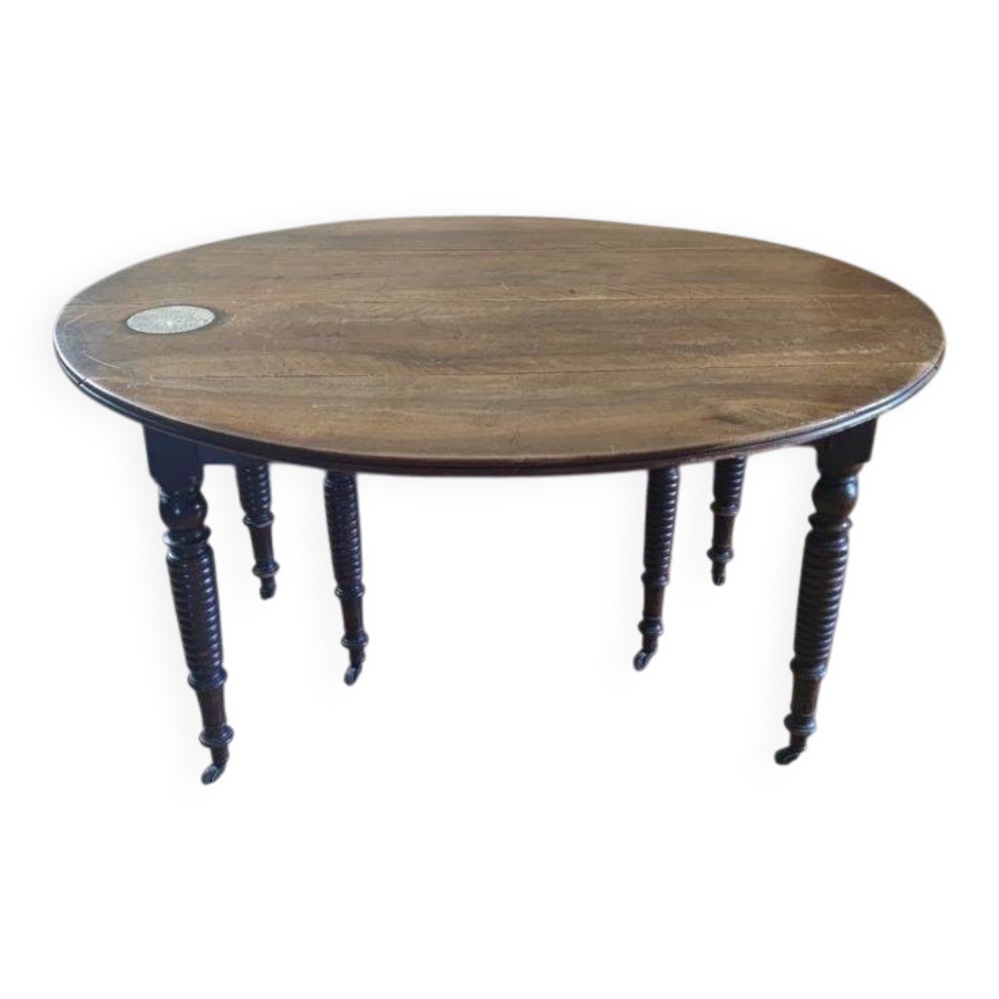Antique oval table