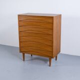 Niels Clausen teak chest of drawers 1960s niels clausen mobler odense