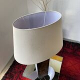 1950s wooden table lamp