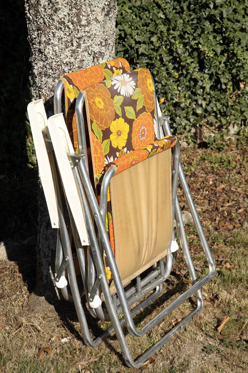 Paire de fauteuils de camping Kettler vintage 70's