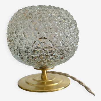 Lampe à poser avec globe vintage