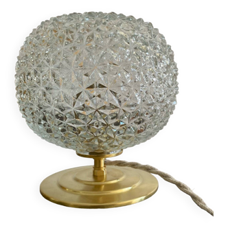 Lampe à poser avec globe vintage