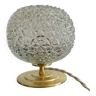 Table lamp with vintage globe