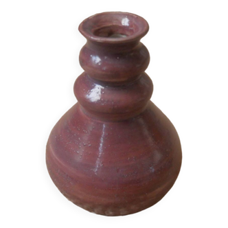 Ceramic soliflore vase handcrafted contemporary design handmade pottery