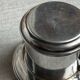 Tea pot, in silver metal