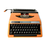 Orange typewriter Seiko Silver Reed 100 Japan 1970