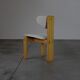 Pine tripod dining chairs - Europe 1970s