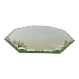 Large bevelled octagonal mirror to be placed, 1940s.