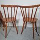 Set of 18 Scandinavian style bistro chairs, 60s