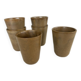 Verres, gobelets en grès