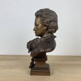 Buste Beethoven régule d'après Gaston Leroux